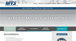 Desktop Screenshot of millenniumtechnicalservices.com